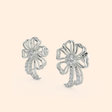 Antique Floral Shape Zirconia Chain Necklace Set