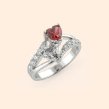 Double Heart Ring
