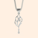 Eye Catching Crystal Pendant Necklace Set