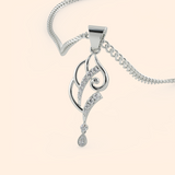 Eye Catching Crystal Pendant Necklace Set
