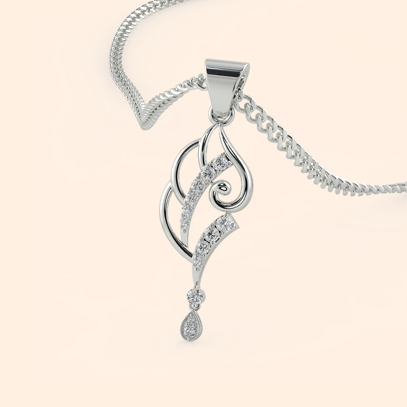 Eye Catching Crystal Pendant Necklace Set